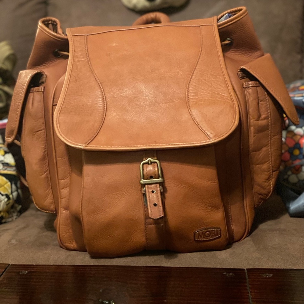 MORI genuine leather backpack